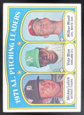 1972 Topps #94 Mickey Lolich Vida Blue Wilbur Wood League Leaders product image 1, provided for visual reference and product