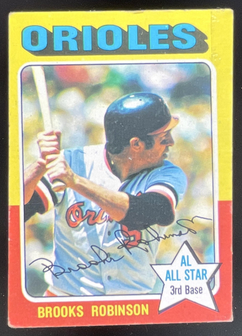 1975 Topps #50 Brooks Robinson All-Star product image 1, provided for visual reference and product detail review