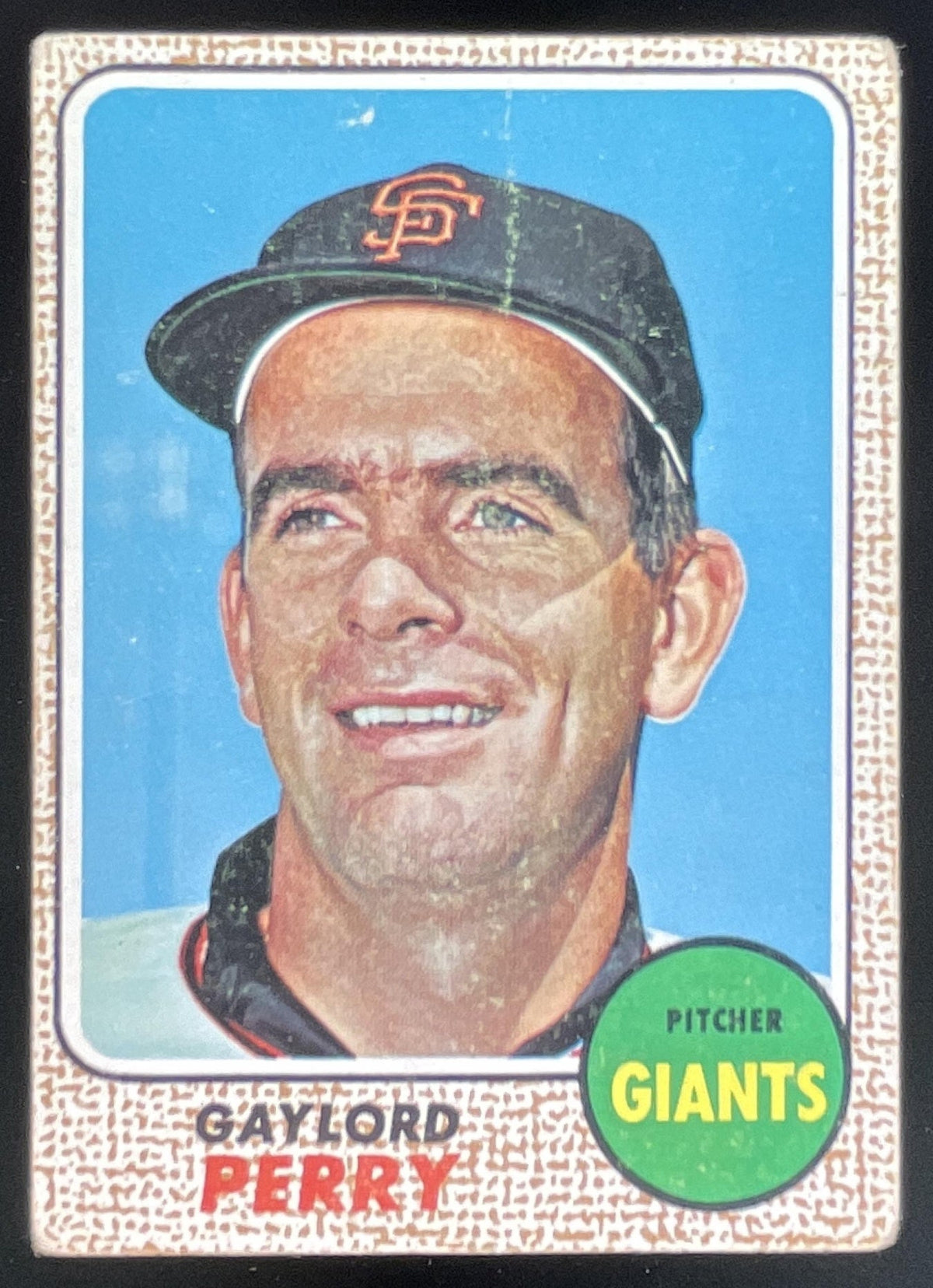 1968 Topps #85 Gaylord Perry product image 1, provided for visual reference and product detail review