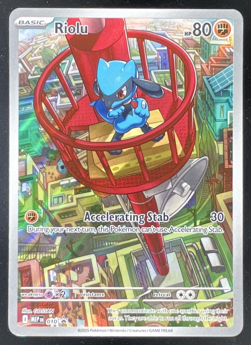 2026 Pokemon MEP Black Star Promos #010 Riolu product image 1, provided for visual reference and product detail review