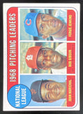 1969 Topps #10 1968 Pitching Leaders Juan Marichal Bob Gibson Fergie Jenkins product image 1, provided for visual reference