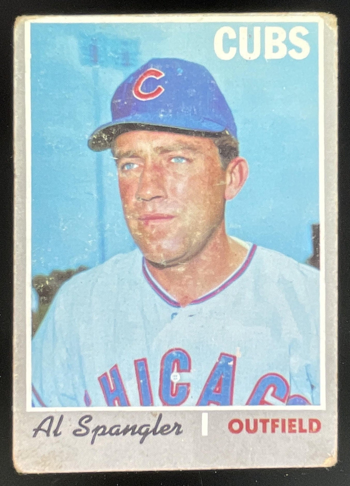 1970 Topps #714 Al Spangler product image 1, provided for visual reference and product detail review