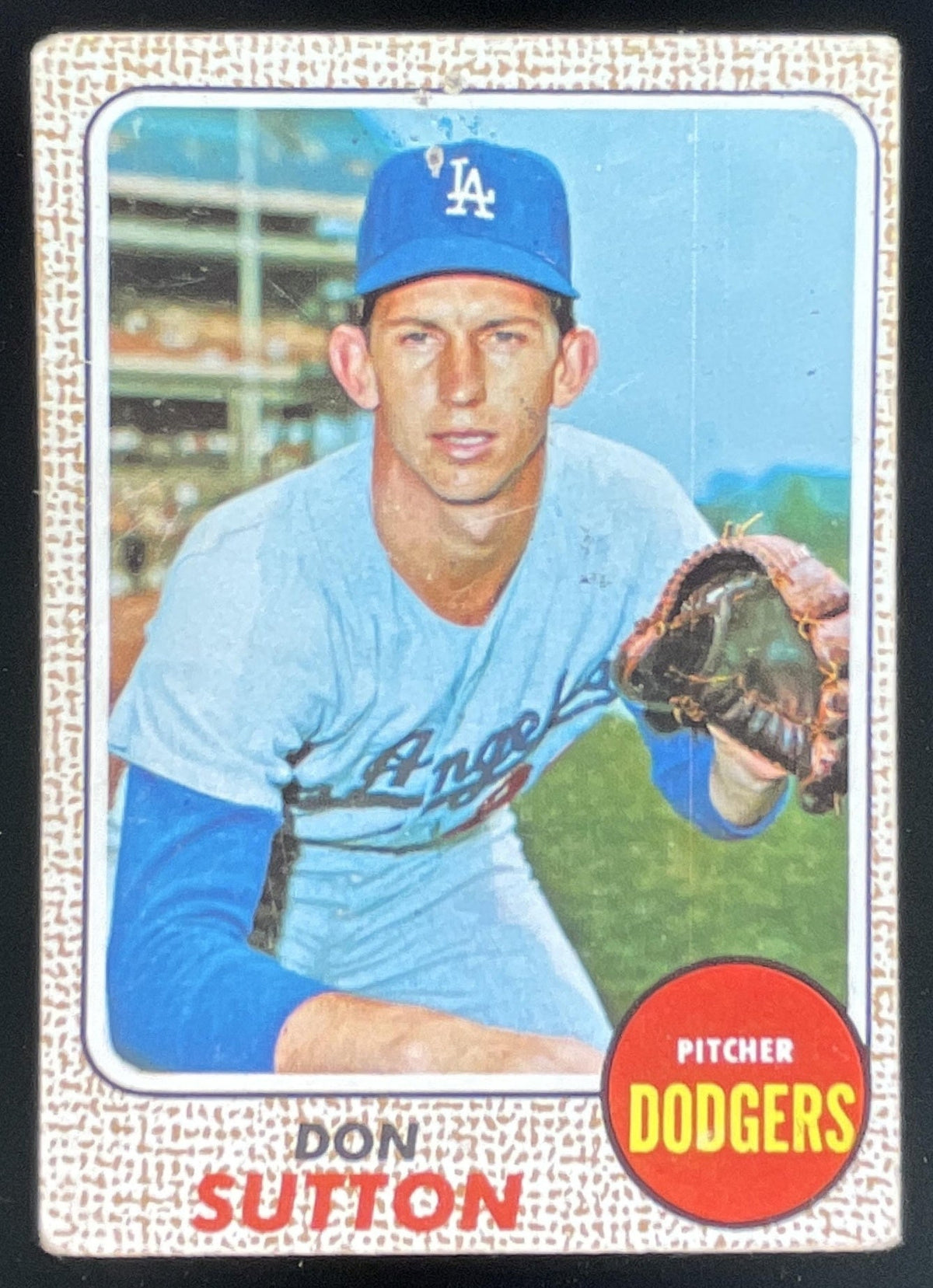 1968 Topps #103 Don Sutton product image 1, provided for visual reference and product detail review