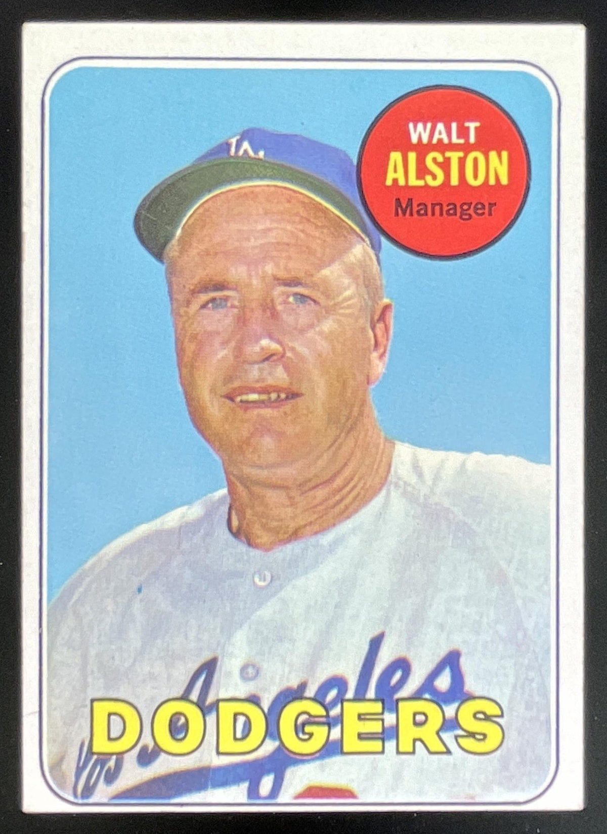 1969 Topps #24 Walt Alston product image 1, provided for visual reference and product detail review