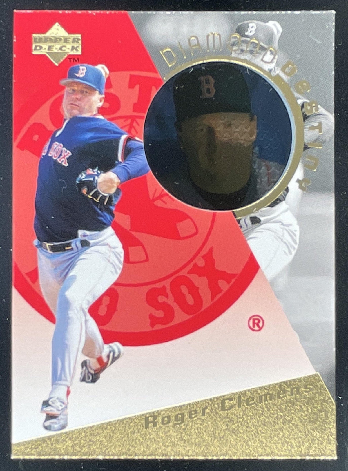 1996 Upper Deck Diamond Destiny Gold #DD11 Roger Clemens product image 1, provided for visual reference and product detail