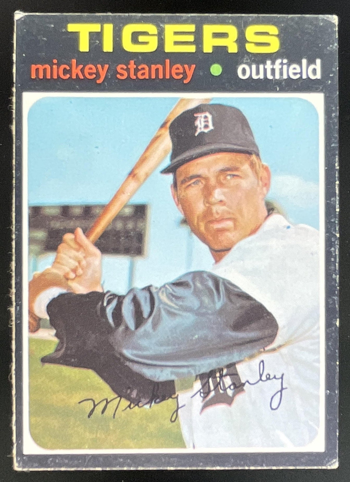 1971 Topps #524 Mickey Stanley product image 1, provided for visual reference and product detail review