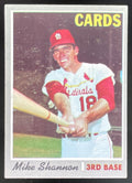 1970 Topps #614 Mike Shannon product image 1, provided for visual reference and product detail review