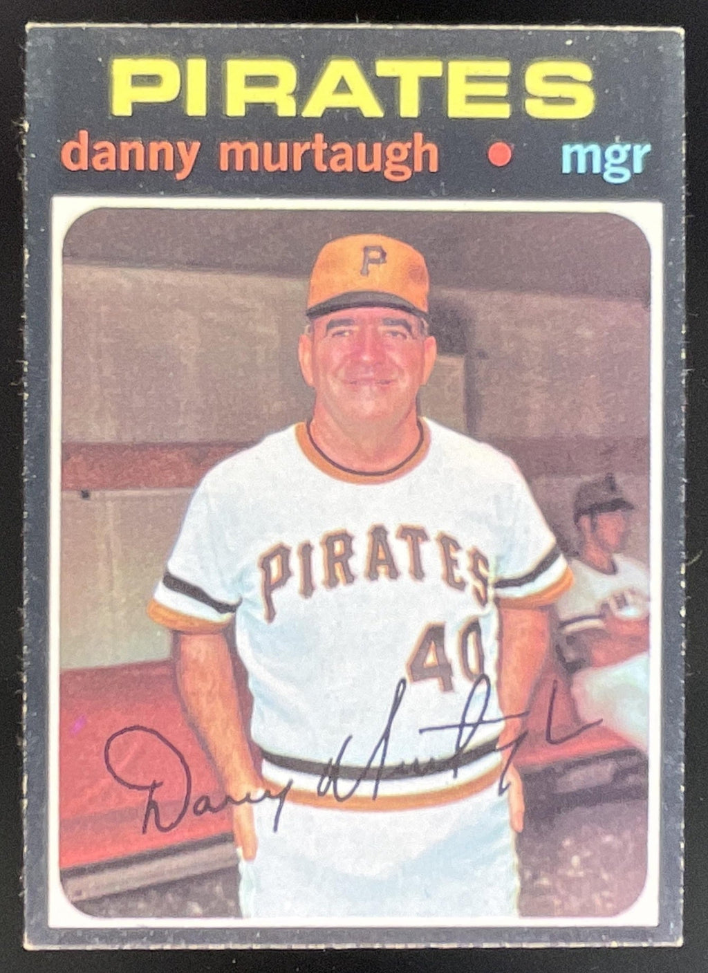 1971 Topps #437 Danny Murtaugh product image 1, provided for visual reference and product detail review
