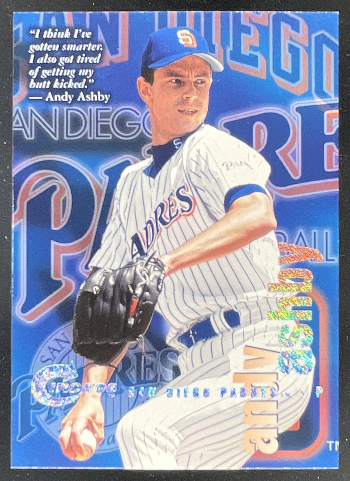 1996 Circa #135 Andy Ashby product image 1, provided for visual reference and product detail review