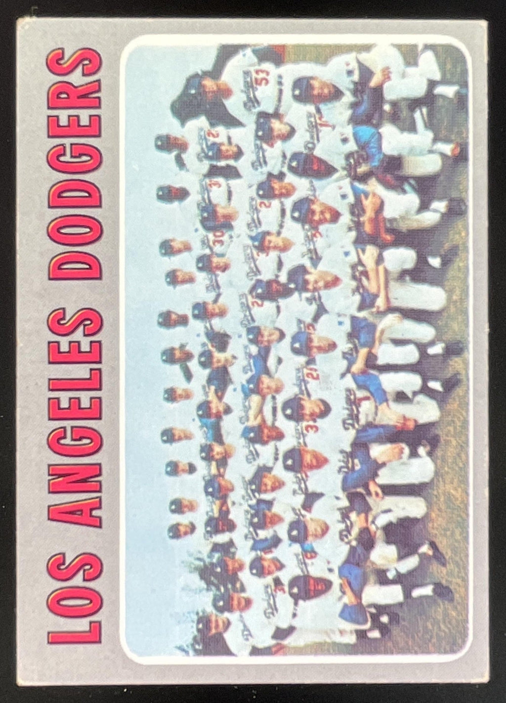 1970 Topps #411 Los Angeles Dodgers product image 1, provided for visual reference and product detail review
