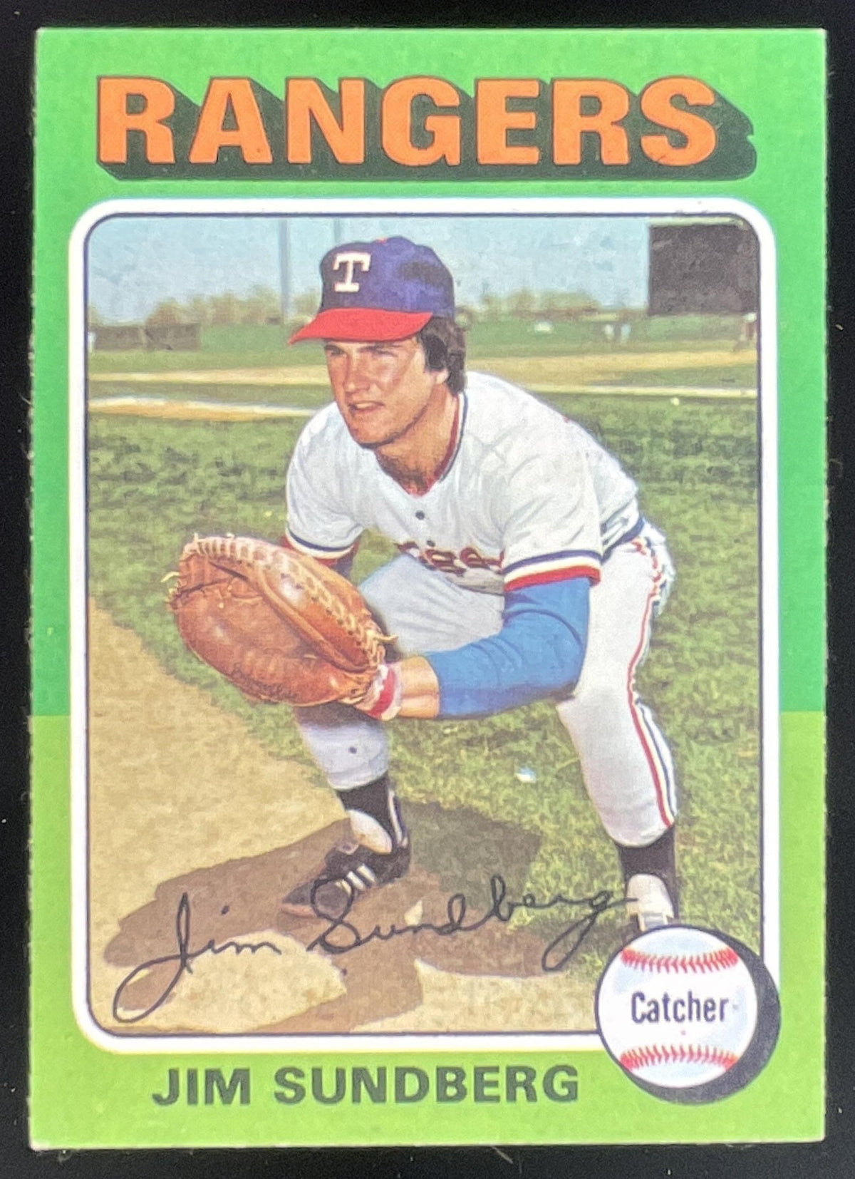 1975 Topps #567 Jim Sundberg RC product image 1, provided for visual reference and product detail review