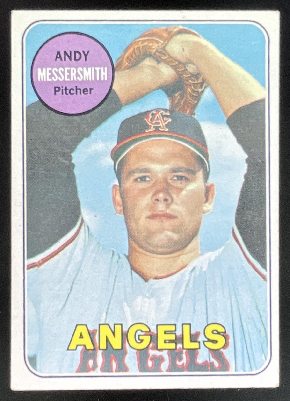 1969 Topps #296 Andy Messersmith RC product image 1, provided for visual reference and product detail review