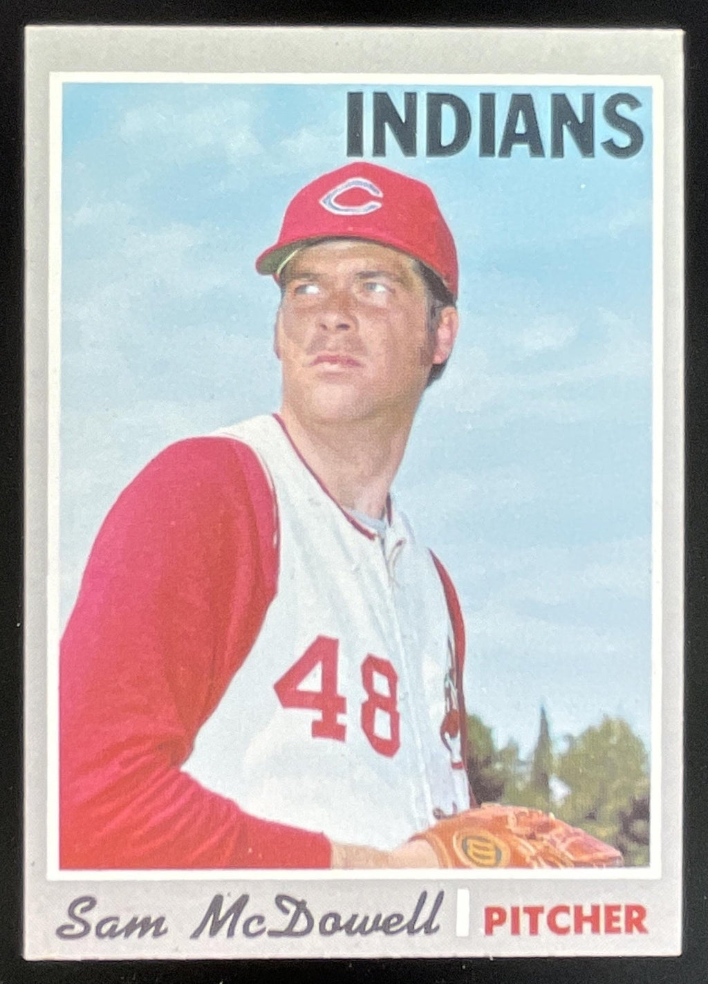 1970 Topps #650 Sam McDowell product image 1, provided for visual reference and product detail review
