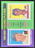 1975 Topps #196 1958s Jackie Jensen Ernie Banks MVP product image 1, provided for visual reference and product detail review