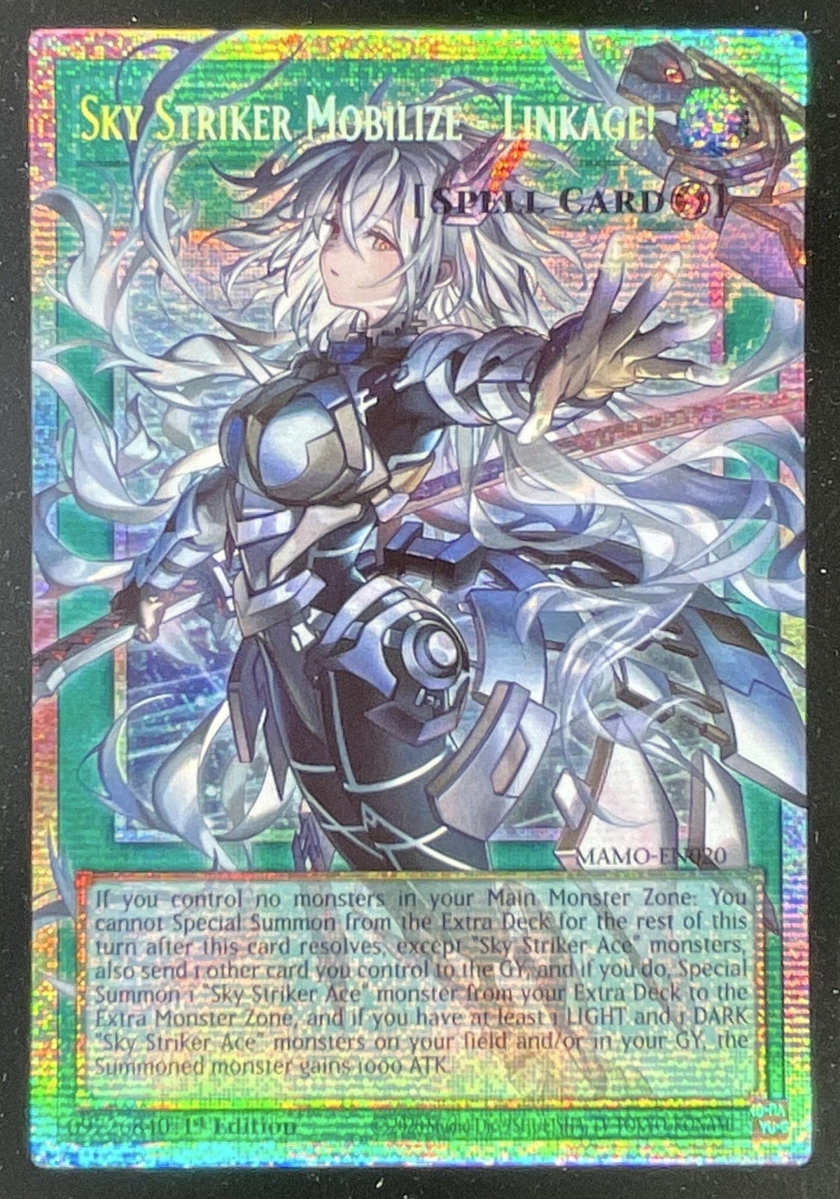 Yu-GI-Oh! Sky Striker Mobilize Linkage! Extended Art Magnificent Monsters MAMO product image 1, provided for visual