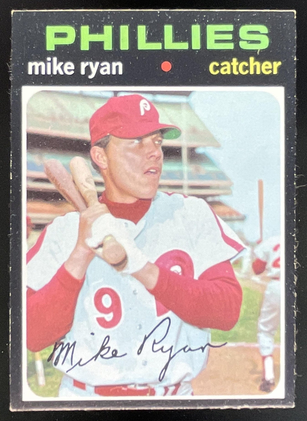 1971 Topps #533 Mike Ryan product image 1, provided for visual reference and product detail review