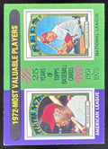 1975 Topps #210 1972s Rich Allen Johnny Bench MVP product image 1, provided for visual reference and product detail review