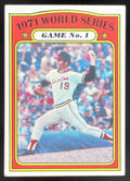 1972 Topps #223 1971 World Series Game No. 1 product image 1, provided for visual reference and product detail review