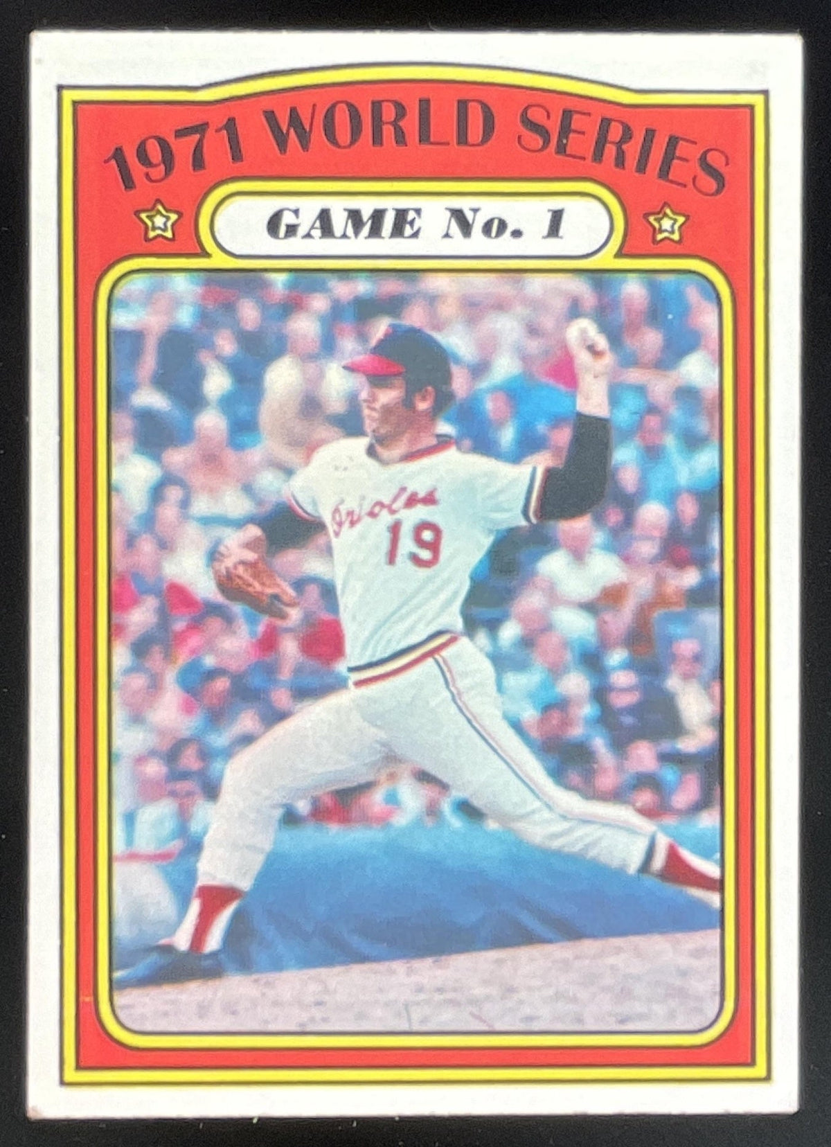 1972 Topps #223 1971 World Series Game No. 1 product image 1, provided for visual reference and product detail review