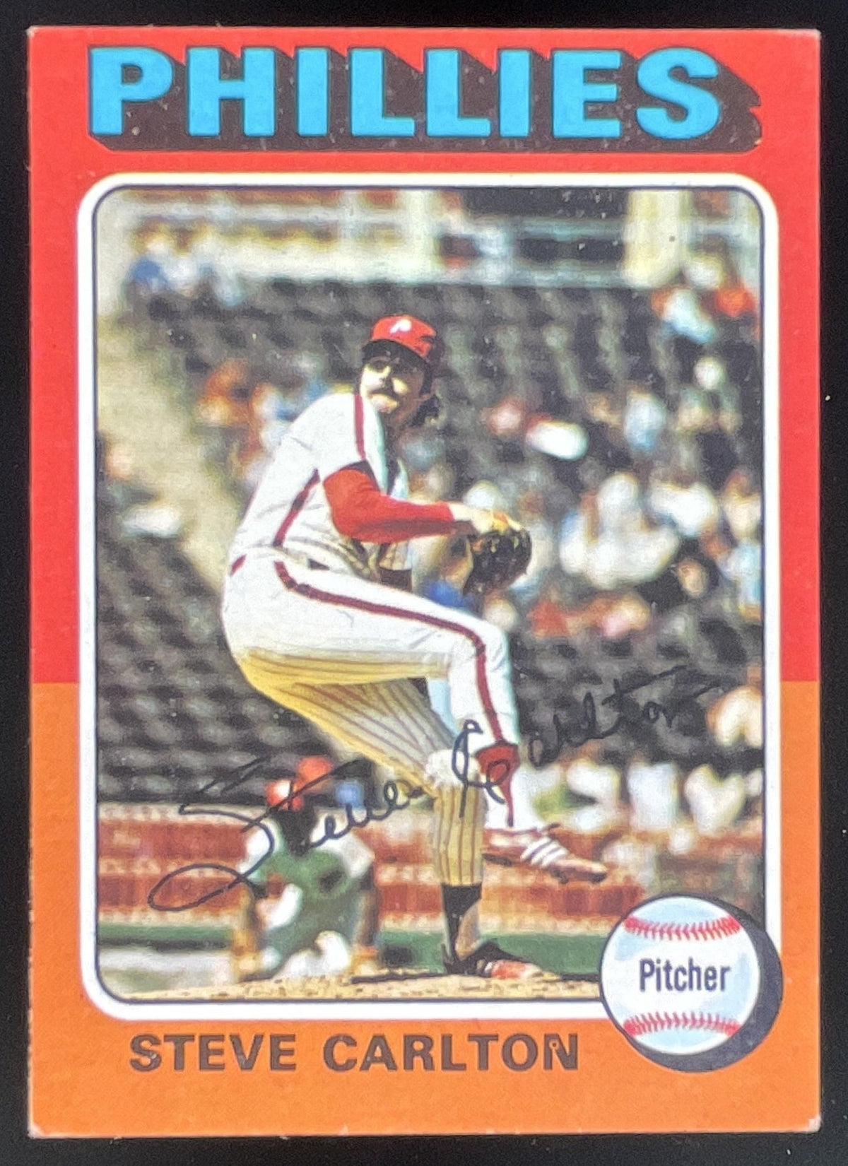1975 Topps #185 Steve Carlton product image 1, provided for visual reference and product detail review