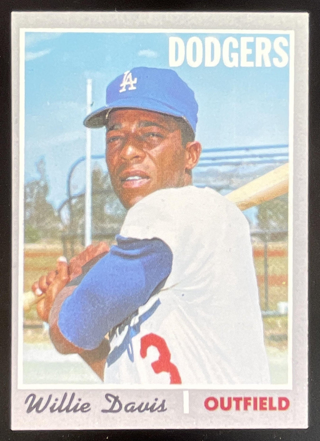 1970 Topps #390 Willie Davis product image 1, provided for visual reference and product detail review