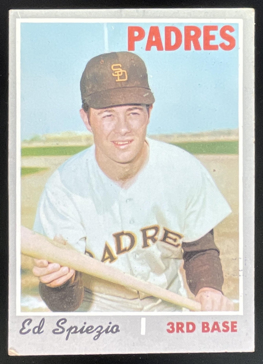 1970 Topps #718 Ed Spiezio product image 1, provided for visual reference and product detail review