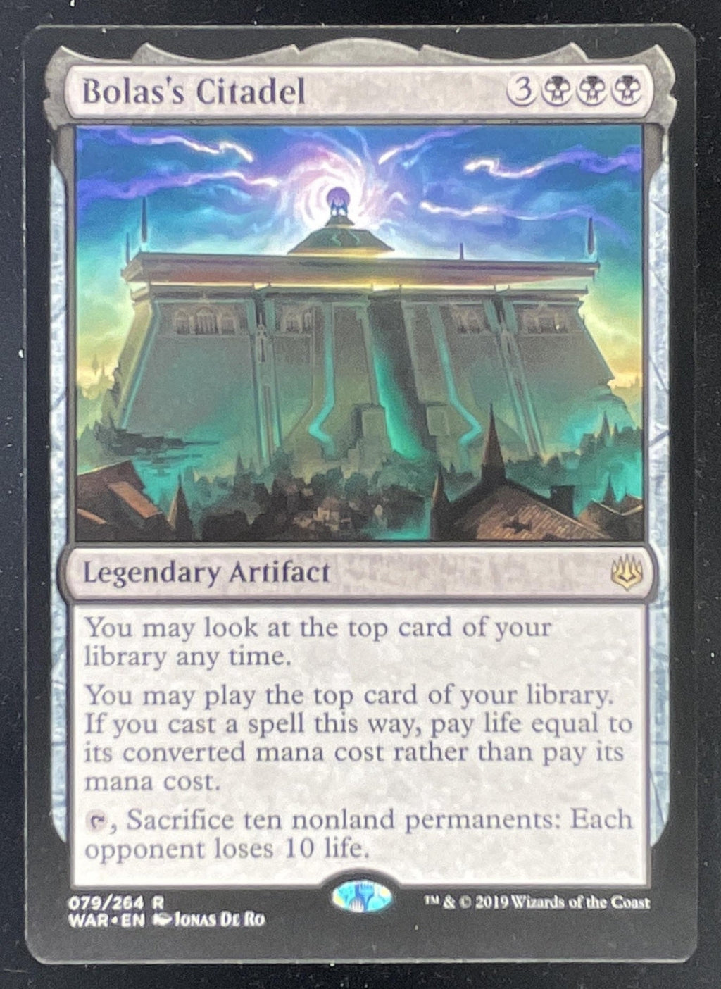 2019 Magic: The Gathering War of the Spark #079 Bolas's Citadel product image 1, provided for visual reference and product