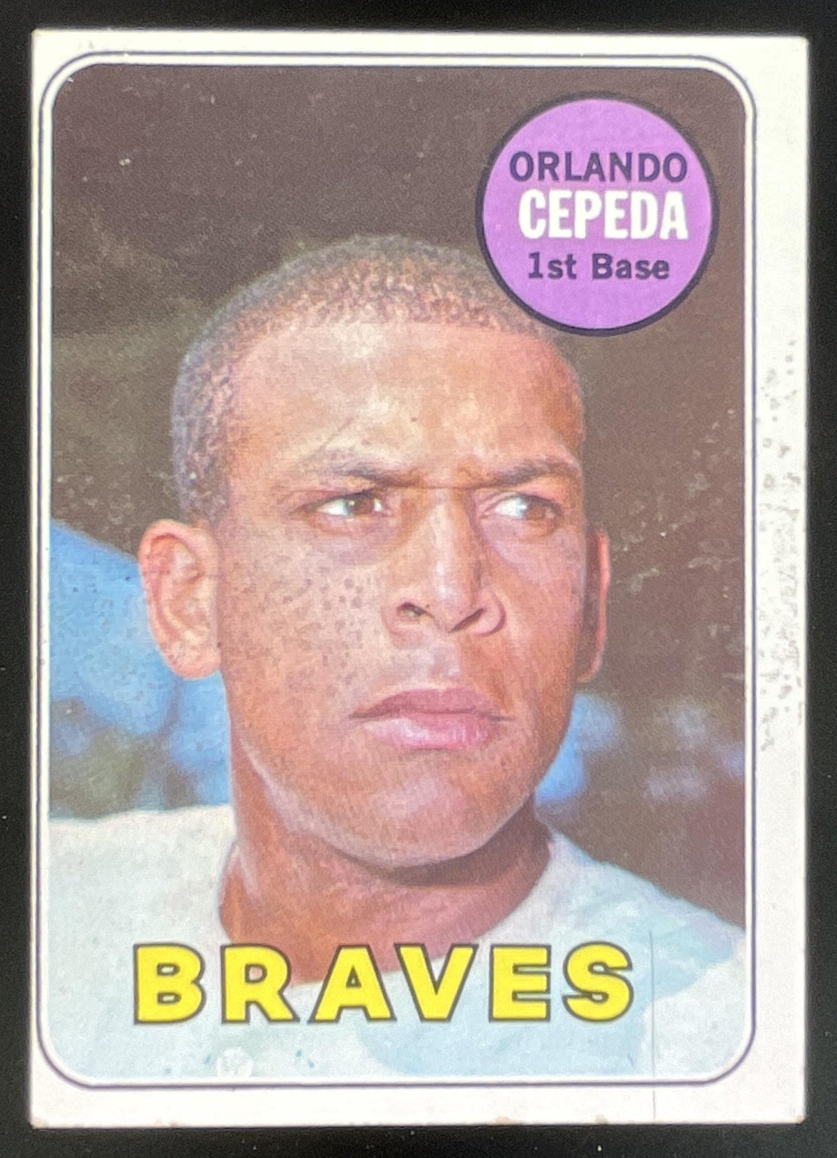 1969 Topps #385 Orlando Cepeda product image 1, provided for visual reference and product detail review