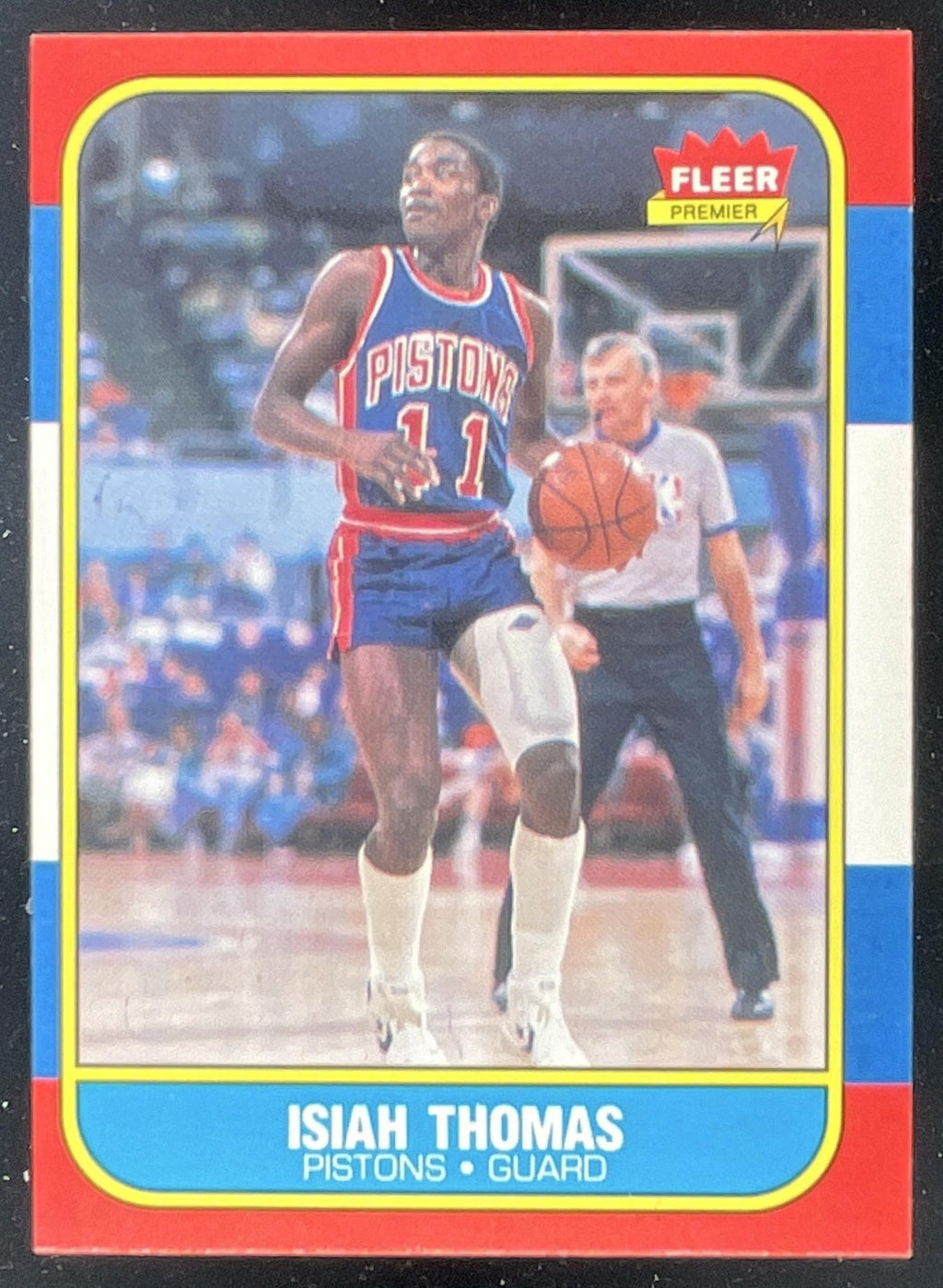 1986-87 Fleer #109 Isiah Thomas RC product image 1, provided for visual reference and product detail review