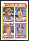 1974 Topps #601 1974 Ed Armbrister Rich Bladt Brian Downing Bake McBride RC product image 1, provided for visual reference