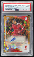 2025-26 Topps Chrome Sapphire Chrome Gold #CA-RN Rio Ngumoha RC Auto /50 PSA 9 product image 1, provided for visual