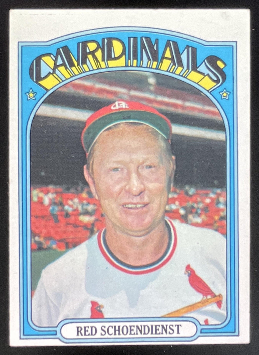 1972 Topps #67 Red Schoendienst product image 1, provided for visual reference and product detail review