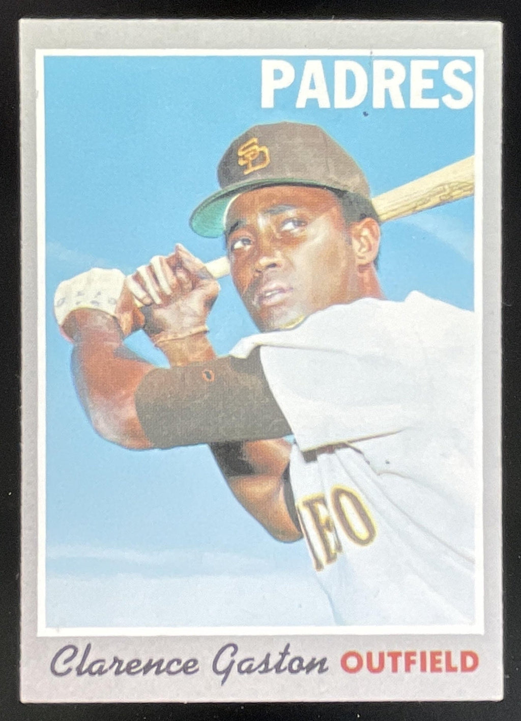 1970 Topps #604 Clarence Gaston product image 1, provided for visual reference and product detail review