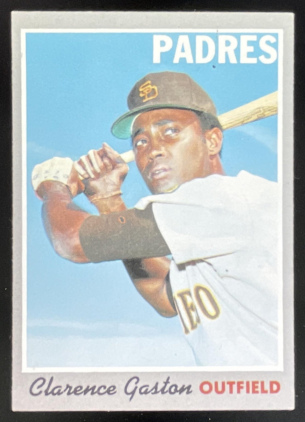 1970 Topps #604 Clarence Gaston product image 1, provided for visual reference and product detail review