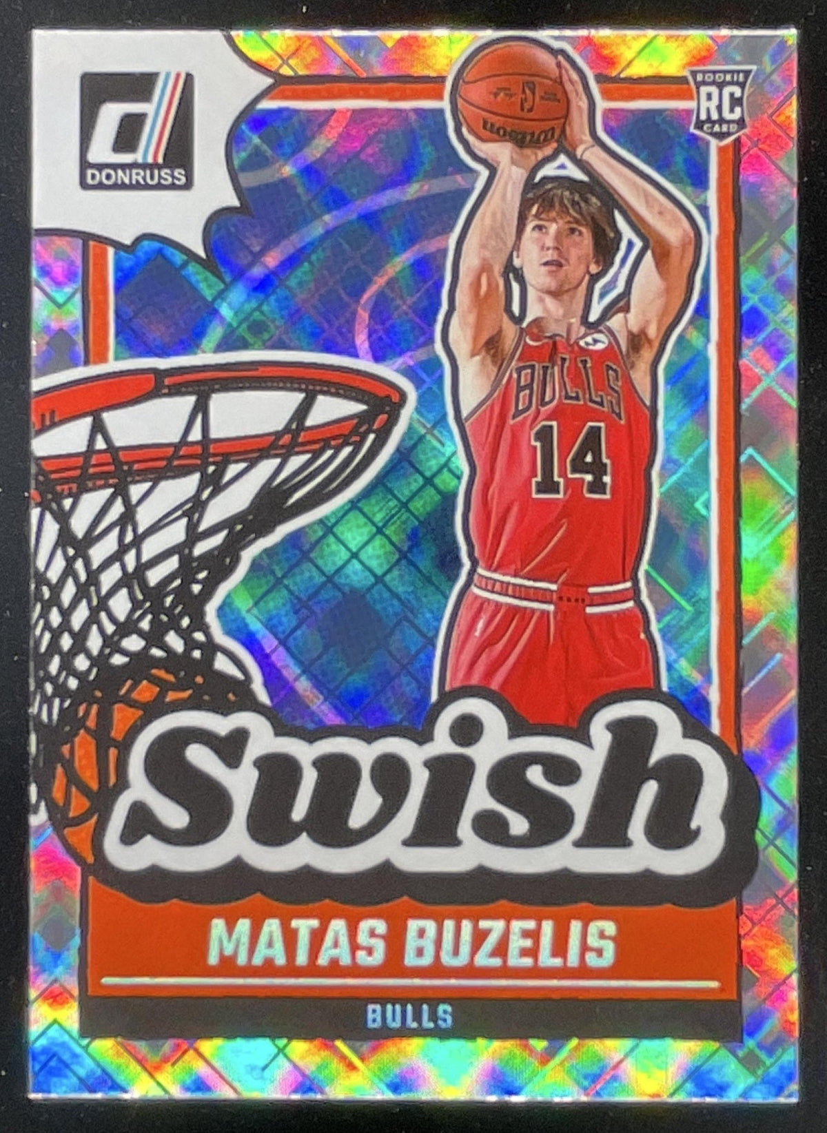 2024-25 Panini Donruss Swish Diamond #4 Matas Buzelis RC product image 1, provided for visual reference and product detail