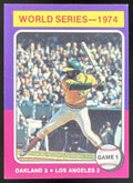 1975 Topps #461 1974 World Series Game 1 WS product image 1, provided for visual reference and product detail review