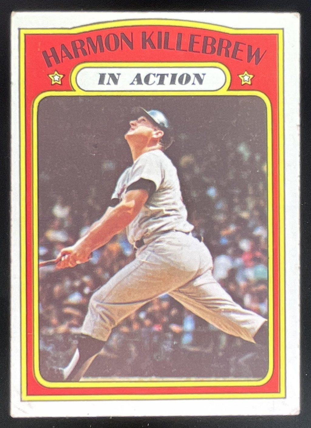 1972 Topps #52 Harmon Killebrew product image 1, provided for visual reference and product detail review