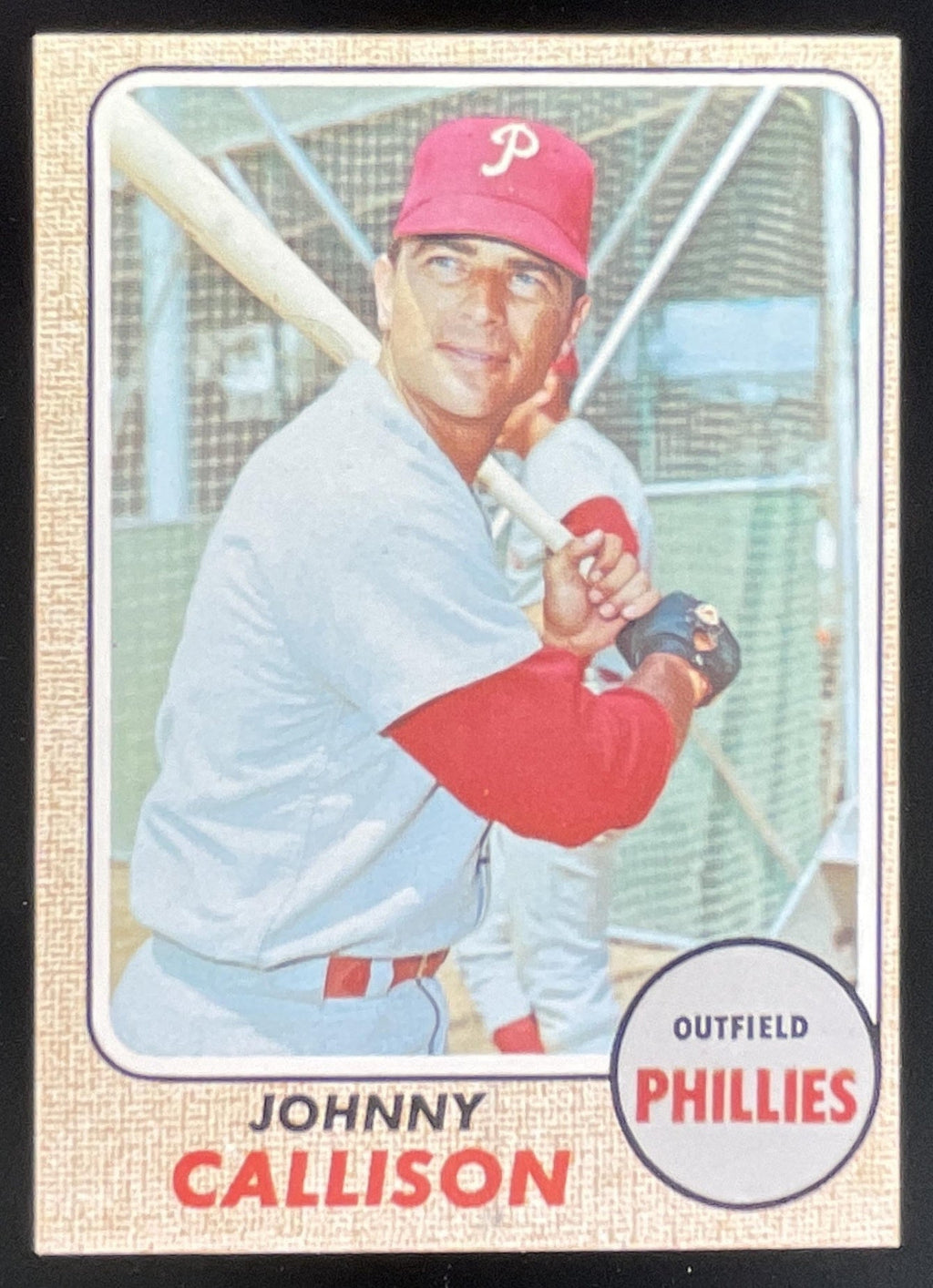 1968 Topps #415 Johnny Callison product image 1, provided for visual reference and product detail review