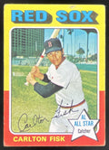 1975 Topps #80 Carlton Fisk All-Star product image 1, provided for visual reference and product detail review