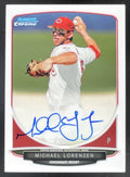 2013 Bowman Draft Picks & Prospects Chrome Pick #BCA-ML Michael Lorenzen Auto product image 1, provided for visual reference