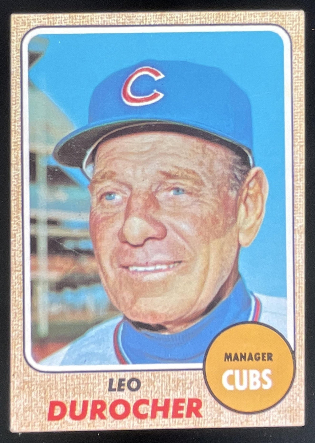 1968 Topps #321 Leo Durocher product image 1, provided for visual reference and product detail review