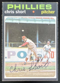 1971 Topps #511 Chris Short product image 1, provided for visual reference and product detail review