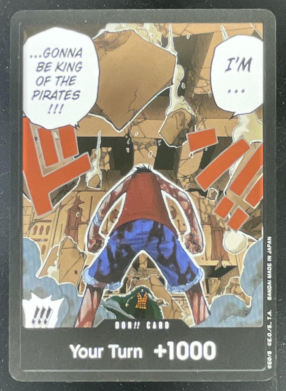One Piece DON!! Card Luffy vs. Crocodile Devil Fruits Collection Promo OP-PR product image 1, provided for visual reference