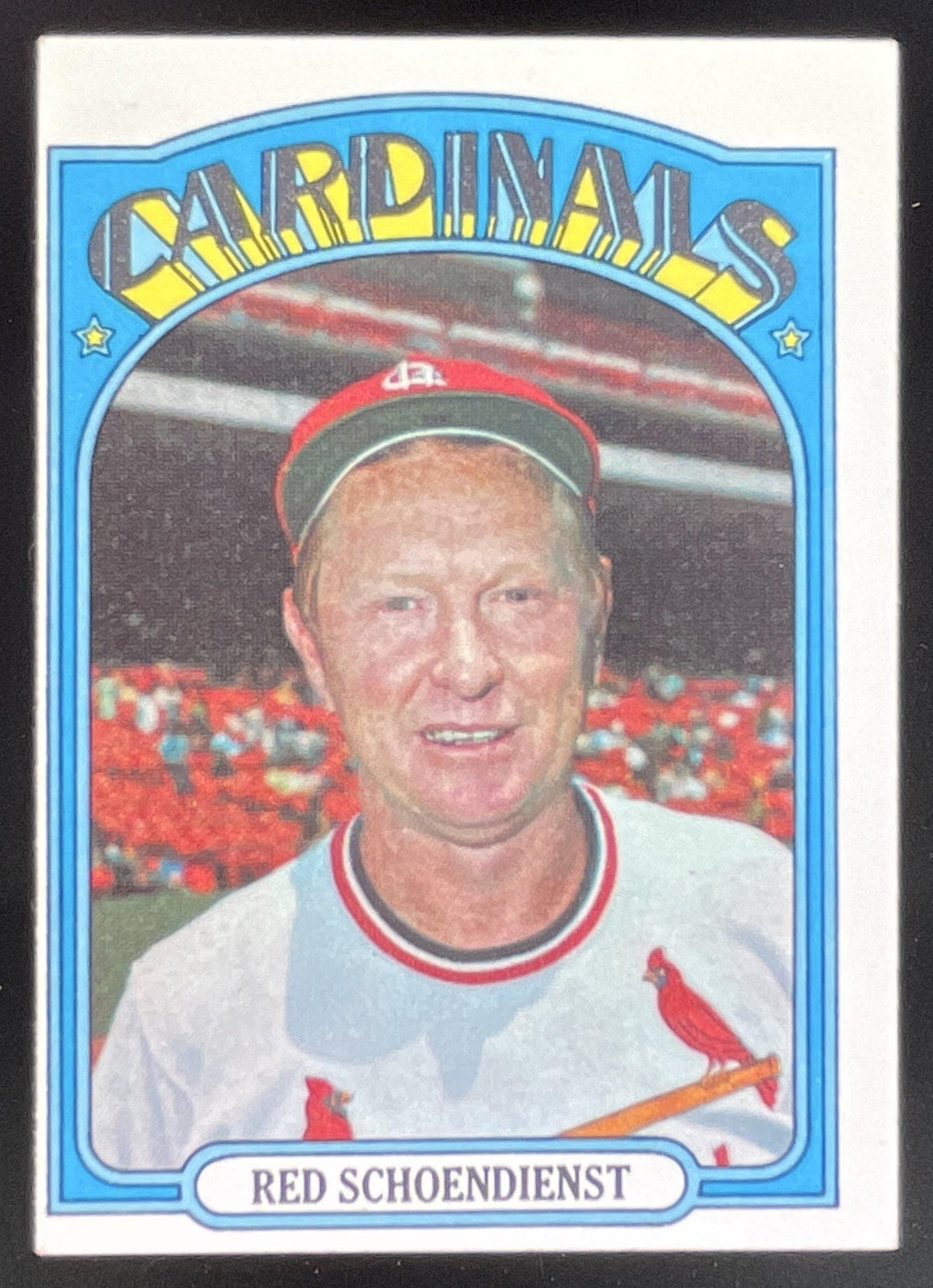 1972 Topps #67 Red Schoendienst product image 1, provided for visual reference and product detail review