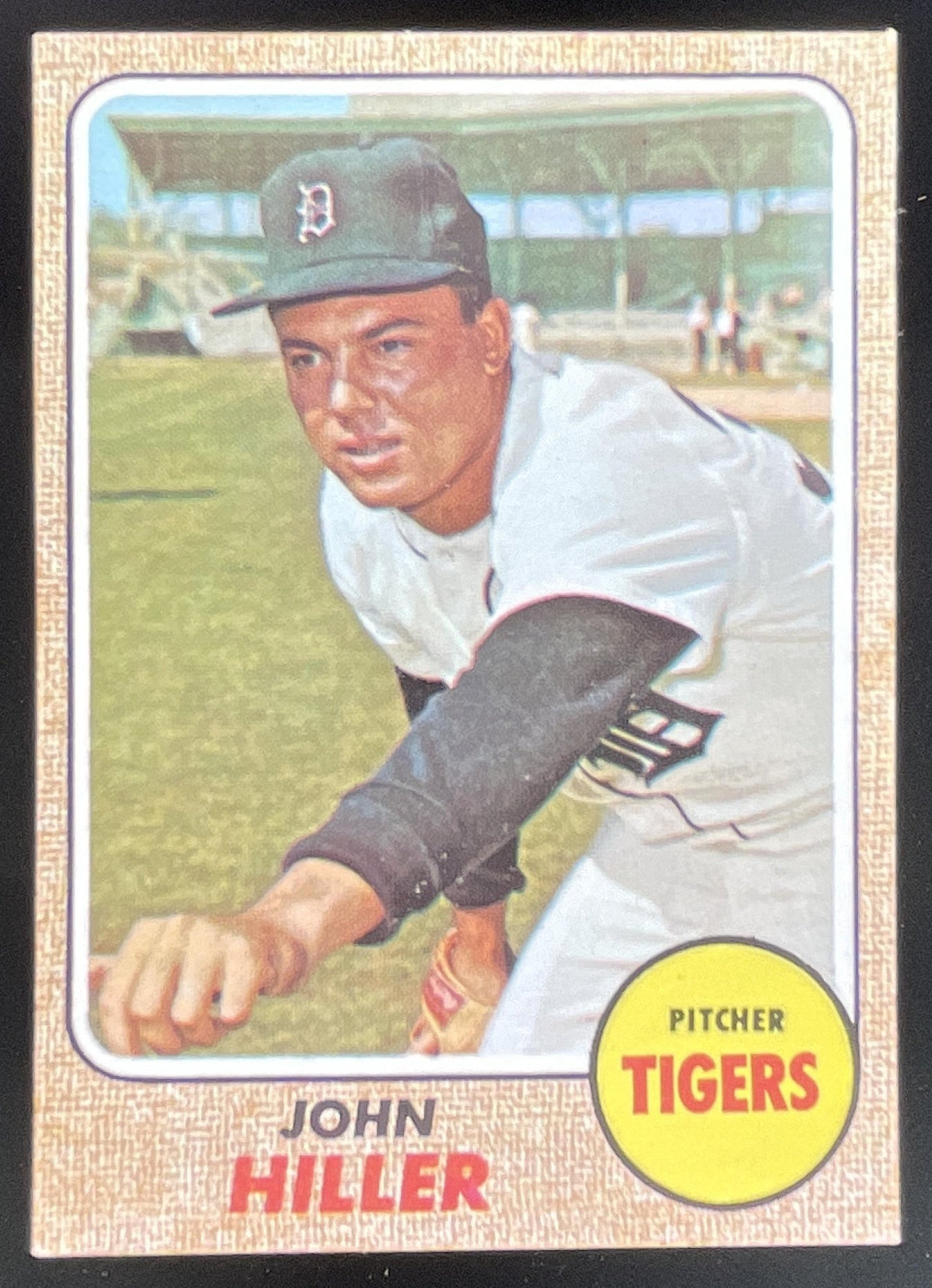 1968 Topps #307 John Hiller product image 1, provided for visual reference and product detail review