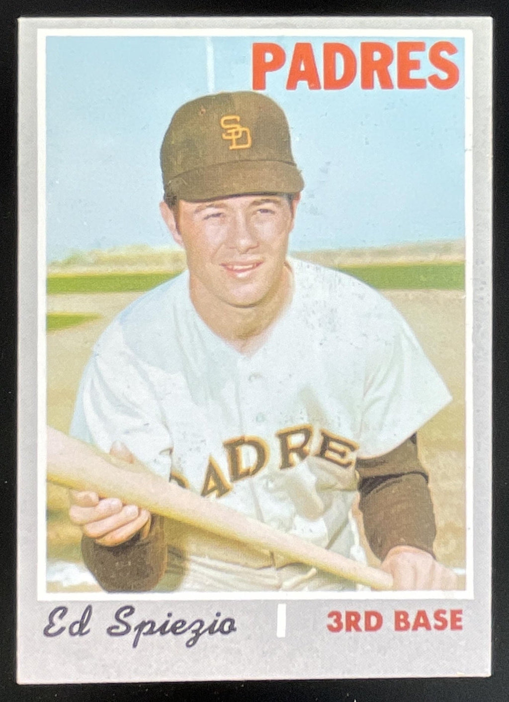 1970 Topps #718 Ed Spiezio product image 1, provided for visual reference and product detail review