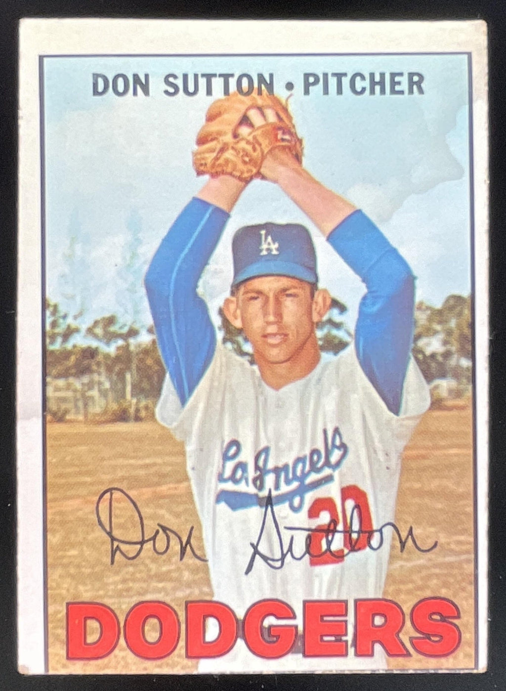 1967 Topps #445 Don Sutton product image 1, provided for visual reference and product detail review