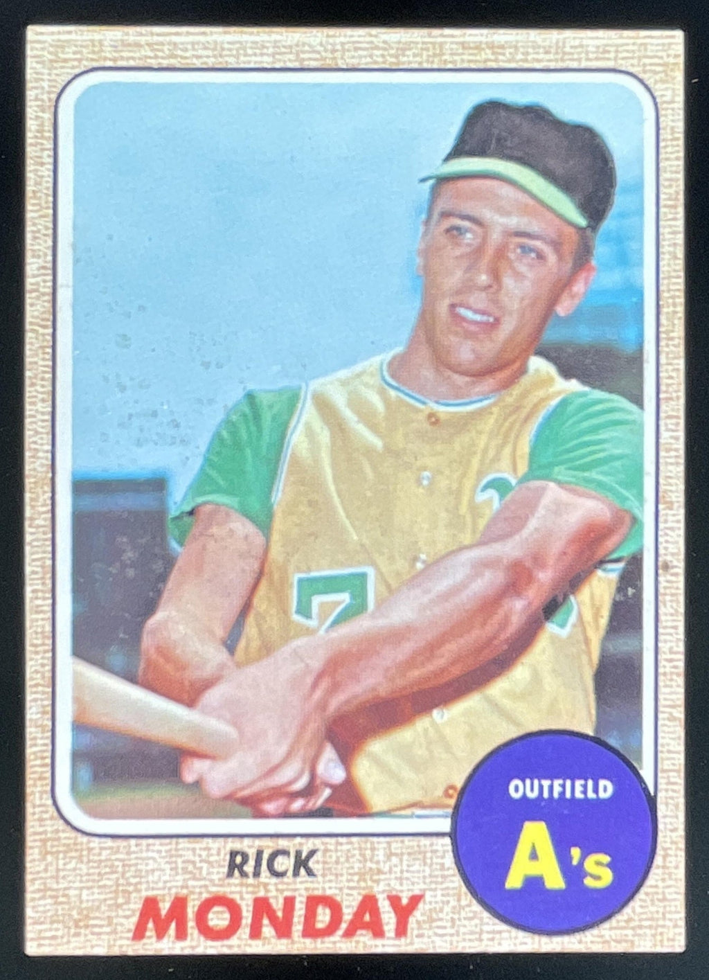 1968 Topps #282 Rick Monday product image 1, provided for visual reference and product detail review