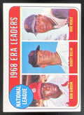 1969 Topps #8 National League 1968 ERA Leaders Bob Gibson Bobby Bolin Bob Veale product image 1, provided for visual