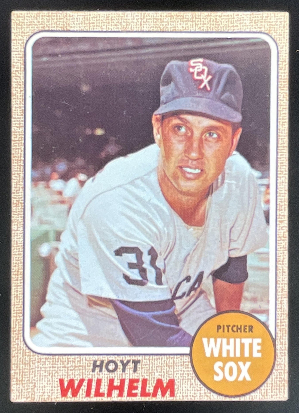 1968 Topps #350 Hoyt Wilhelm product image 1, provided for visual reference and product detail review